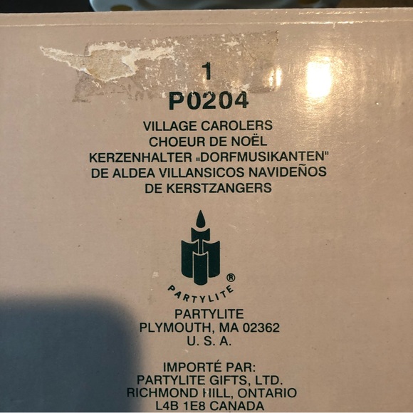 PartyLite Village Carolers Candle Holder Holiday Decor - Picture 6 of 6